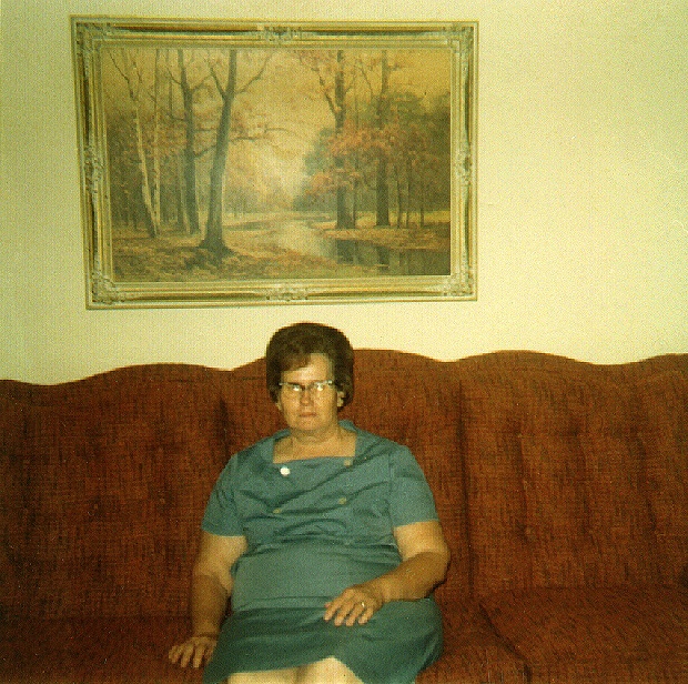 Novell Moore at home on the farm